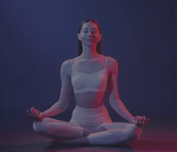 girl doing yoga